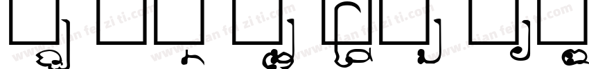 JG Lao Old Arial Opentype字体转换